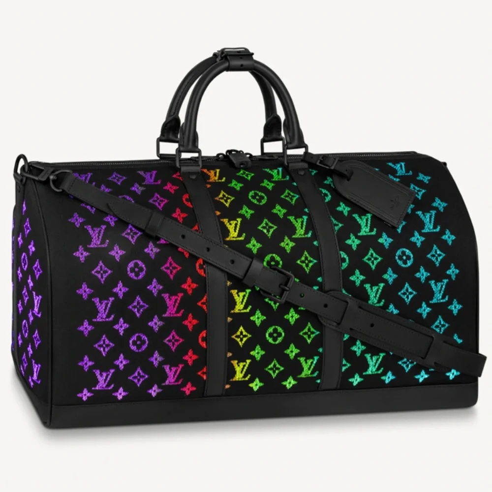 Louis Vuitton LED Light Up Lightning Fiber Optic Monogram Keepall - Virgil Abloh